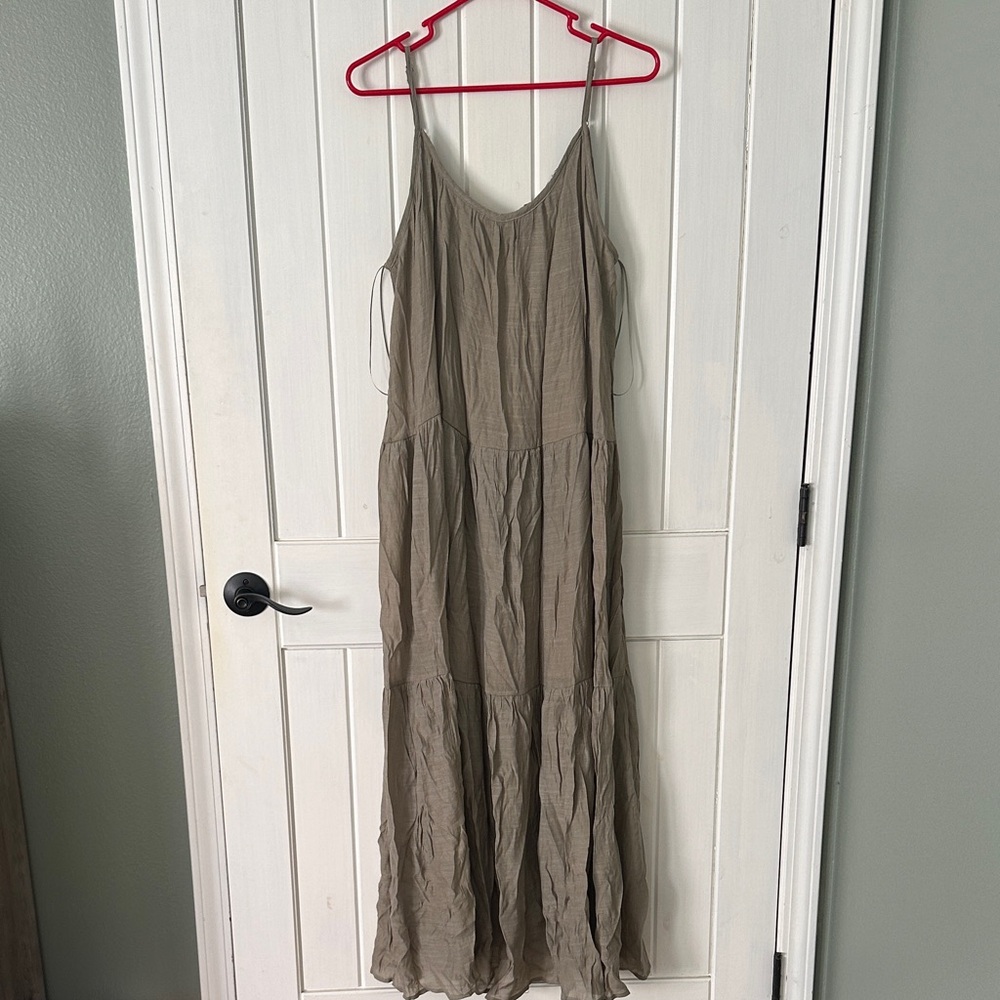 HYFVE Taupe/khaki Maxi Dress